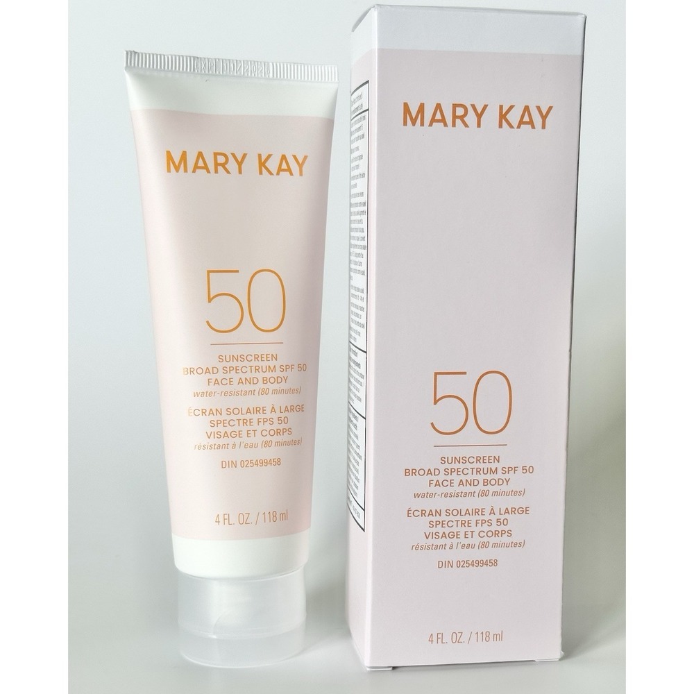 Mary Kay Sunscreen Broad Spectrum SPF 50  Face & Body EXP 11/26 NEW IN BOX